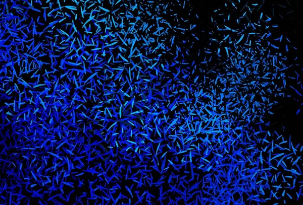 Düz çizgileri olan koyu mavi vektör arkaplan. Bulanık arkaplanda gradyanı olan çizgiler. Meşgul web siteleriniz için şablon.