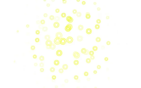 Vert Clair Motif Vectoriel Jaune Avec Sphères Belle Illustration Colorée — Image vectorielle