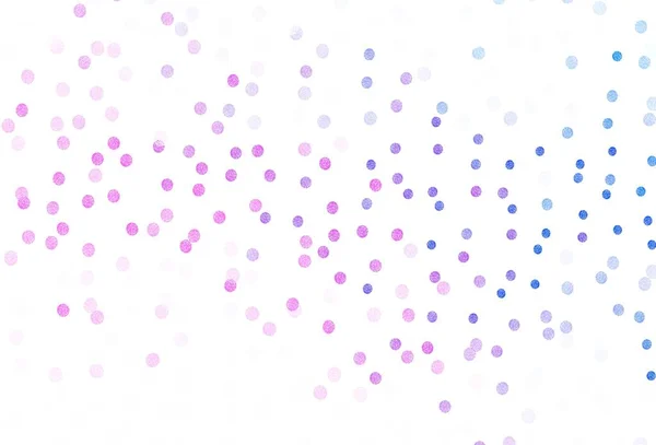 Світло Рожева Синя Векторна Текстура Дисками Ілюстрація Набором Яскравих Барвистих — стоковий вектор