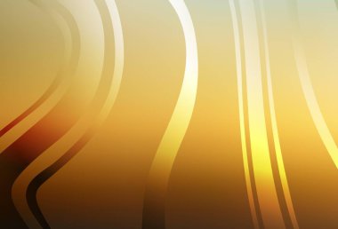 Açık mavi, sarı vektör bulanık parlak soyut şablon. Gradyan ile modern soyut çizim. Tasarımlar için arka plan.