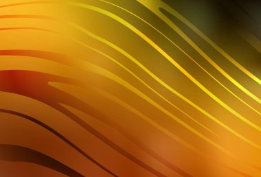 Koyu turuncu vektör arkaplanı ve ince çizgileri var. Basit çizgilerle renkli gradyan çizimi. Marka kitabı için şık bir desen.