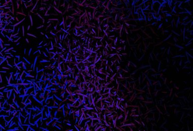 Koyu pembe, düz çizgileri olan mavi vektör düzeni. Soyut şablon üzerinde çizgileri olan renkli, parlak bir illüstrasyon. İş ilanınız için akıllı tasarım.