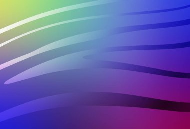 Wry çizgileri ile ışık çokrenkli vektör şablonu. Basit çizgilerle renkli gradyan çizimi. Tasarımınız için desen.