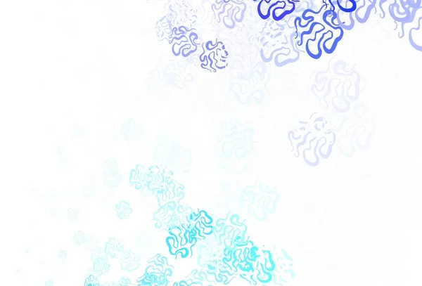 Hellrosa Blaue Vektortextur Mit Abstrakten Formen Einfache Farbenfrohe Illustration Mit — Stockvektor