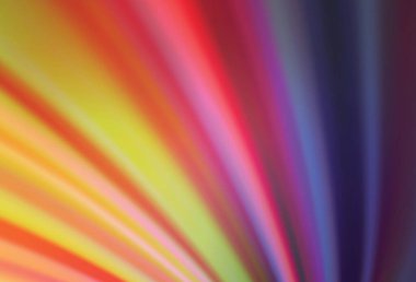 Açık Pembe, sarı vektör parlak şablonu bulanıklaştırdı. Gradyan ile modern soyut çizim. İş tasarımınız için yeni biçim.