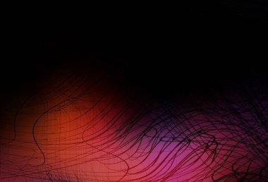 Koyu mavi, kırmızı vektör renkli bulanık arkaplan. Eğilimli zarif, parlak bir çizim. İşiniz için yeni tasarım.