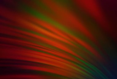 Koyu yeşil, kırmızı vektör soyut çizimi. Yaratıcı illüstrasyon, yarım tonlu ve eğimli. Tasarımlar için arka plan.