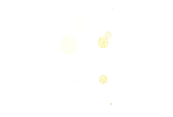 Hellroter Gelber Vektorhintergrund Mit Blasen Unscharfe Blasen Auf Abstraktem Hintergrund — Stockvektor