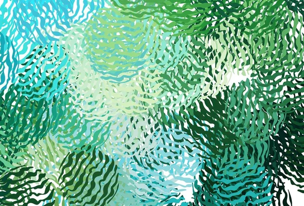 Світло Блакитний Зелений Векторний Фон Лініями Сучасна Градієнтна Абстрактна Ілюстрація — стоковий вектор
