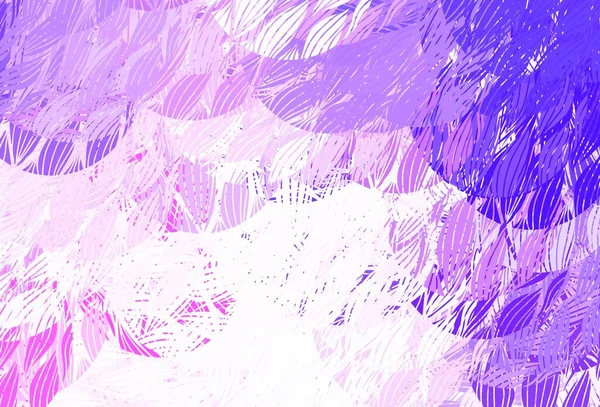 Memphis şekilli açık mor vektör arkaplan. Modern tarzda değişen renkli kaotik formlar. Kartvizitiniz için modern tasarım.