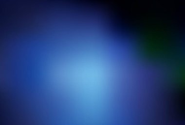 Koyu mavi vektör soyut parlak şablonu bulanıklaştırdı. Soyut ve gradyan renkte renkli çizimler. İşiniz için yepyeni bir tasarım..