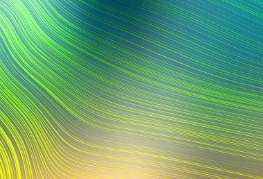 Açık mavi, sarı vektör modern zarif düzen. Gradyan tasarımlı, soyut, ışıltılı çizimler. Tasarımlar için arka plan.