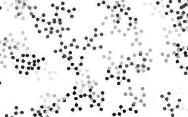 Yapay zeka yapısına sahip hafif gri vektör şablonu. Parlak renkli bir illüstrasyon ve yapay zekanın gerçek yapısı. Teklif verilerinin tanıtımı için akıllı tasarım.