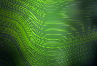 Koyu yeşil vektör, bulanık arkaplan. Görüntü tarzında tamamen yeni bir renkli çizim. İşiniz için en iyi bulanık tasarım..