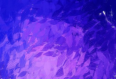 Açık pembe, rastgele şekilli mavi vektör deseni. Renkli rastgele şekillerle modern soyut illüstrasyon. İşiniz için en iyi akıllı tasarım.