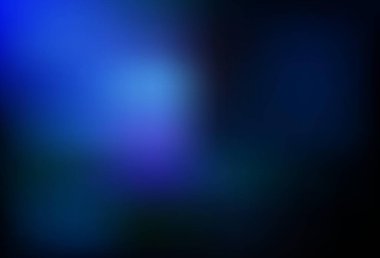 Koyu mavi vektör bulanık ve renkli desen. Soyut ve gradyan renkte renkli çizimler. İş tasarımınız için yeni biçim.