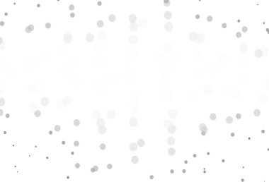 Parlak kar taneleri olan açık gri vektör düzeni. Soyut arkaplanda gradyanı olan renkli kar taneleri. Yeni yıl web siteleri için şablon.