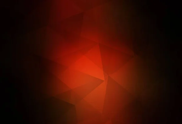 Темно Червоний Вектор Низький Полі Фон Геометрична Ілюстрація Стилі Орігамі — стоковий вектор