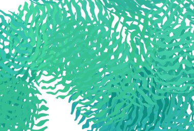 Eğimli çizgileri olan açık yeşil vektör düzeni. Eğimli çizgileri olan zarif parlak bir illüstrasyon. Fikirlerin için bir örnek..