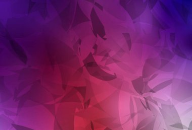 Açık pembe, kırmızı vektör deseni ve rastgele çokgonallar. Renkli rastgele şekillerle modern soyut illüstrasyon. Kartvizitiniz için modern tasarım.