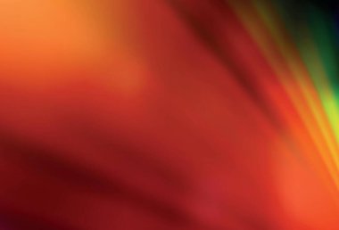 Koyu turuncu vektör arka planı bulanıklaştırdı. Gradyan ile modern soyut çizim. İş tasarımınız için yeni biçim.