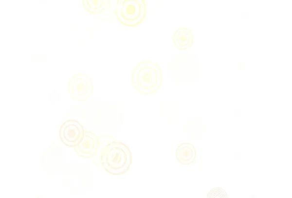 Легка Помаранчева Векторна Текстура Дисками Сучасна Абстрактна Ілюстрація Барвистими Краплями — стоковий вектор