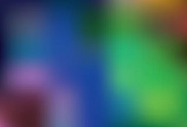 Vettore Multicolore Chiaro Offuscata Modello Luminoso Illustrazione Astratta Glitter Con — Vettoriale Stock