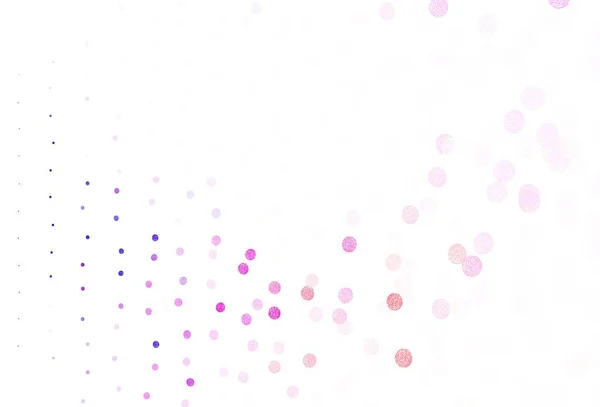 Bleu Clair Fond Vectoriel Rouge Avec Des Points Illustration Abstraite — Image vectorielle