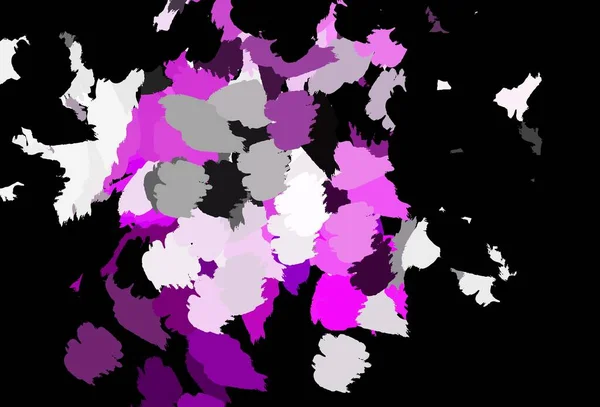 Темно Розовый Векторный Рисунок Случайными Формами Красочные Хаотические Формы Градиентом — стоковый вектор