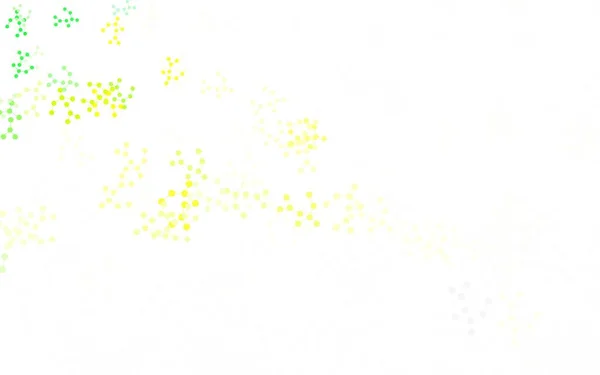 Hellgrüne Gelbe Vektortextur Mit Konzept Der Künstlichen Intelligenz Leuchtend Bunte — Stockvektor