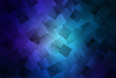 Koyu pembe, çizgileri, dikdörtgenleri olan mavi vektör düzeni. Dikdörtgenleri ve kareleri olan güzel bir çizim. Web siteleri için şablon kullanılabilir.