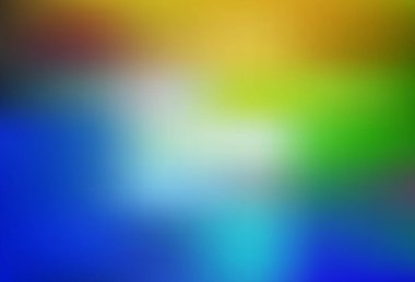 Açık mavi, sarı vektör soyut bulanık arkaplan. Gradyan tasarımlı, soyut, ışıltılı çizimler. İşiniz için yeni tasarım.