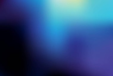 Koyu mavi vektör bulanık desen. Görüntü stili ve gradyanı olan yeni renkli çizimler. İş tasarımınız için yeni biçim.