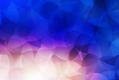 Açık mavi, sarı vektör soyut mozaik arkaplan. Gradyanı olan zarif parlak çokgen çizimi. Web siteniz için yeni bir doku.