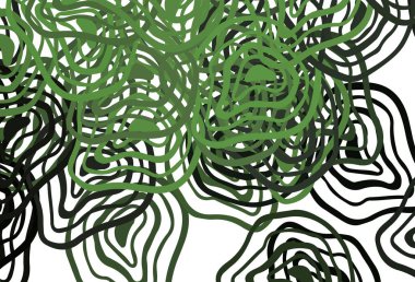 Açık yeşil çizgili vektör arkaplanı. Soyut ve gradyan biçiminde geometrik çizim. Tasarımınız için tamamen yeni bir şablon.