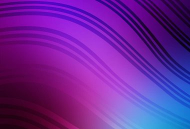 Açık Pembe, çizgili mavi vektör şablonu. Alnında çizgiler olan soyut bir çizim. Tasarımınız için desen.