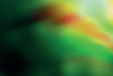 Koyu yeşil, kırmızı vektör renkli bulanık arkaplan. Yaratıcı illüstrasyon, yarım tonlu ve eğimli. Web siteniz için bulanık tasarım.