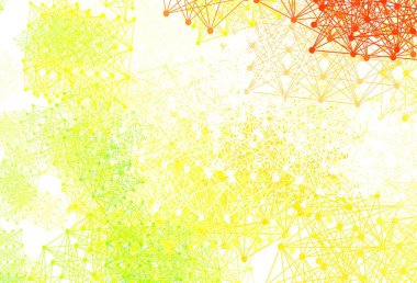 Açık yeşil, yapay zeka ağlı kırmızı vektör deseni. Parlak renkli bir illüstrasyon ve yapay zekanın gerçek yapısı. Bilim için desen, geleceksel tasarımlar..