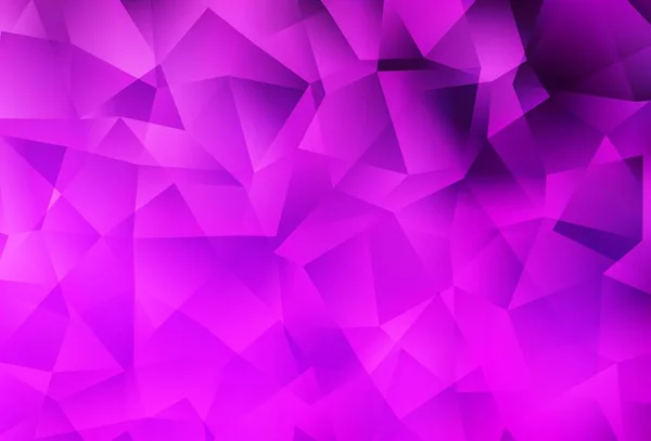 Modèle Triangles Gradient Vectoriel Violet Clair Illustration Abstraite Scintillante Avec — Image vectorielle