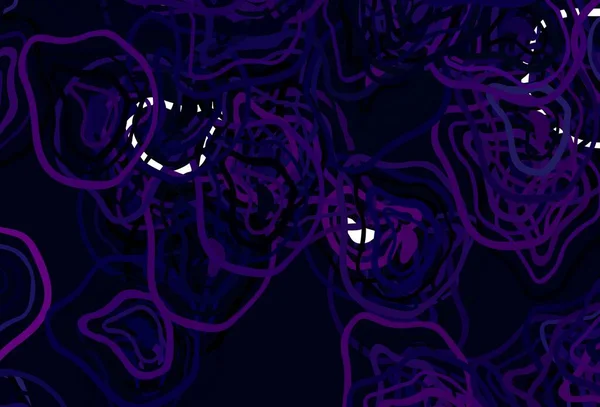 Світло Фіолетове Векторне Компонування Білими Лініями Кругова Абстрактна Ілюстрація Градієнтом — стоковий вектор