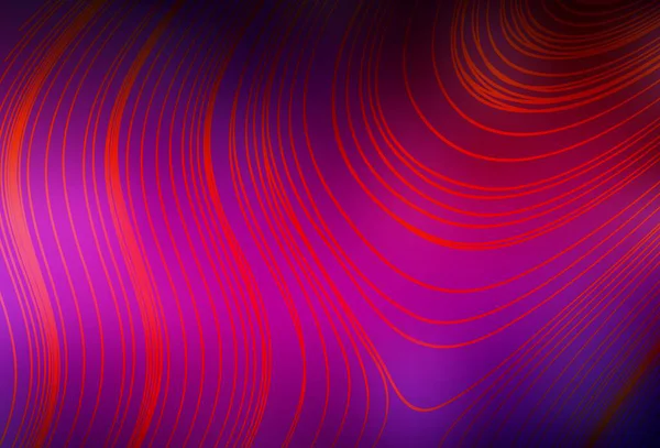 Mörk Rosa Vektor Abstrakt Ljus Mall Abstrakt Färgstark Illustration Med — Stock vektor