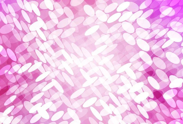 Шаблон Светло Розового Вектора Кругами Размытый Декоративный Дизайн Абстрактном Стиле — стоковый вектор