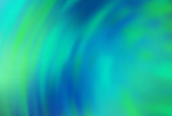 Hellgrüner Vektor Verschwommener Hintergrund Abstrakte Farbenfrohe Illustration Mit Farbverlauf Verschwommenes — Stockvektor
