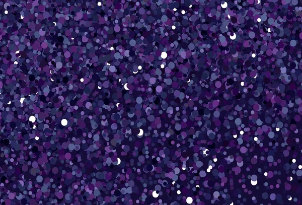 Dark Purple Textura Vetorial Rosa Com Discos Glitter Ilustração Abstrata — Vetor de Stock