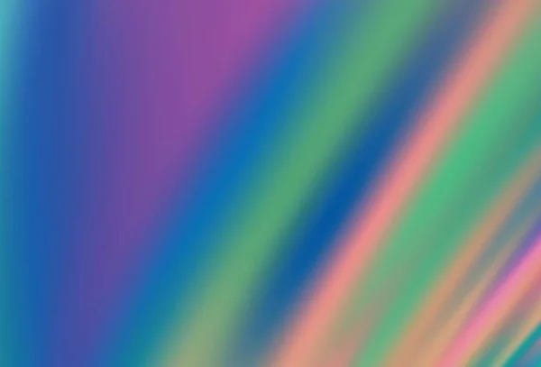 Donkere Multicolor Vector Kleurrijke Wazige Achtergrond Nieuwe Gekleurde Illustratie Wazige — Stockvector