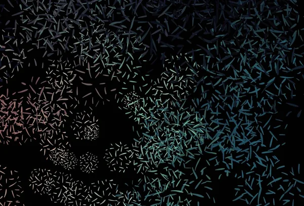 Koyu mavi, renkli çizgileri olan kırmızı vektör dokusu. Keskin çizgili parlak renkli çizimler. İş ilanınız için akıllı tasarım.