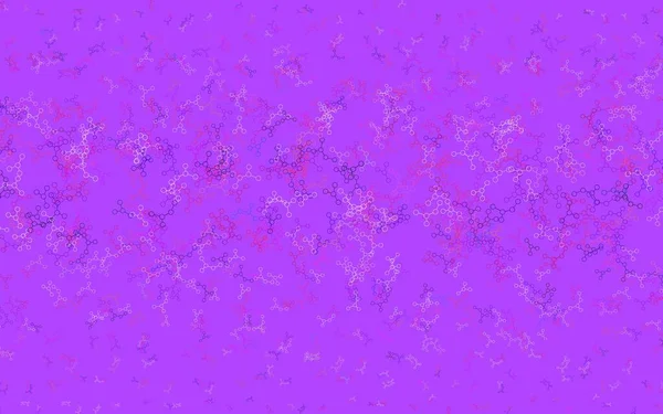 Yapay zeka ağıyla açık pembe vektör deseni. Soyut şablondaki yapay zeka şekilleriyle parlayan illüstrasyon. Teklif verilerinin tanıtımı için akıllı tasarım.