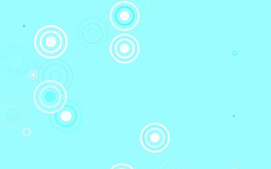 Açık mavi, diskli yeşil vektör dokusu. Renkli su damlaları olan modern soyut çizimler. İş ilanınız için tasarım.