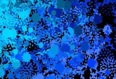 Soyut şekilli koyu mavi vektör arkaplan. Soyut gradyan şekilli basit renkli çizimler. Duvar kağıtları için zarif tasarım.