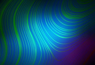 Koyu pembe, mavi vektör bulanık şablon. Gradyan tasarımlı, soyut, ışıltılı çizimler. İşiniz için en iyi bulanık tasarım..